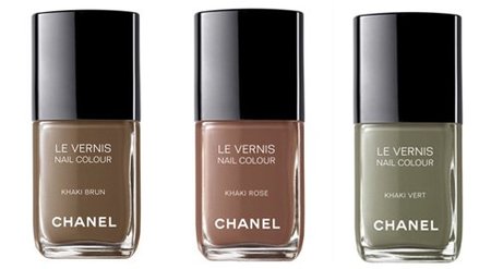 Esmaltes de uñas Les Khakhis de Chanel