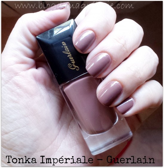 Esmalte de uñas Guerlain en el tono Tonka Imperiale