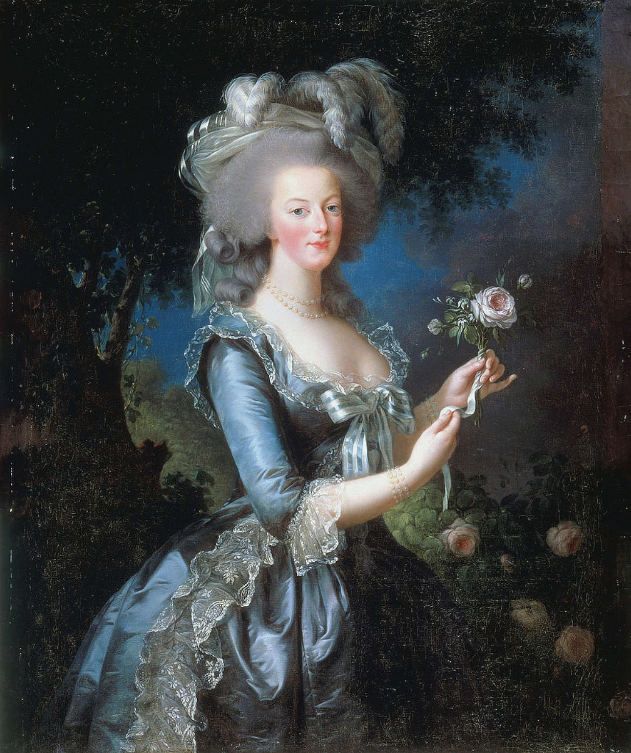 Retrato de María Antonieta pintado por la pintora Marie-Louise-Élisabeth Vigée-Lebrun