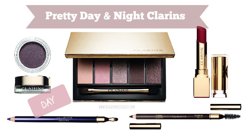 Los productos del look de Día de la colección Pretty Day & Night de Clarins