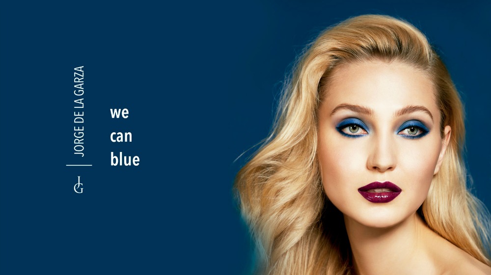 We Can Blue: novedades de maquillaje Jorge de la Garza