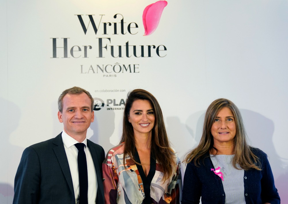 Write Her Future, proyecto de Lancôme por la alfabetización