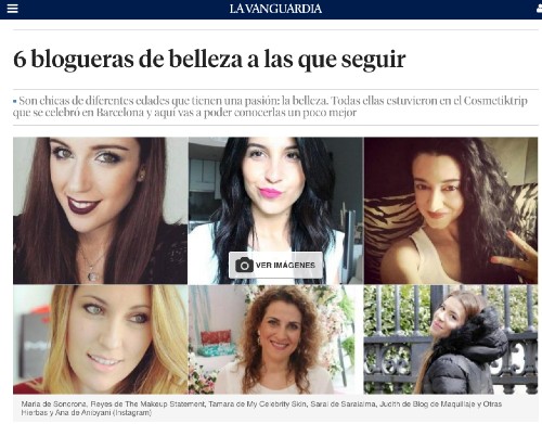 Blogueras de belleza imprescindibles La Vanguardia