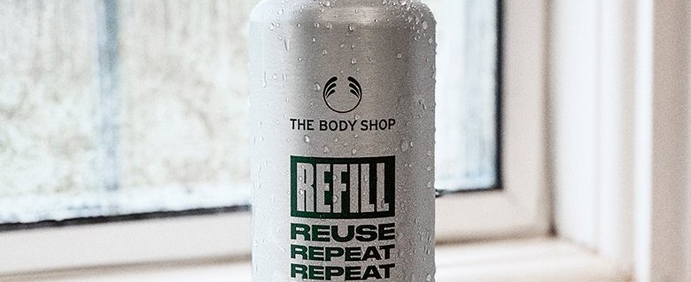 botella rellenable the body shop