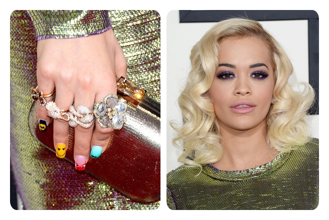 Manicura atrevida para Rita Ora