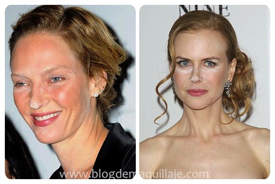 Uma Thurman y Nicole Kidman también sufrieron el error de los polvos HD